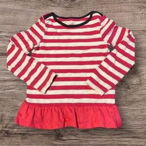 FABKIDS EUC GIRLS PINK WHITE BLUE TOP SHIRT TEE TSHIRT TOPS SHIRTS CASUAL SIZE L